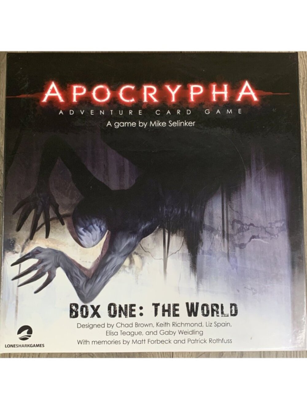 Apocrypha Adventure Card Game Box One The World 2017 NEW Open Box